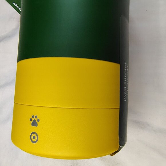 Cuddle Collab Pet Water Bottle Bowl Cat Dog Travel Green Yellow Heavy 46 Oz. - Picture 13 of 16